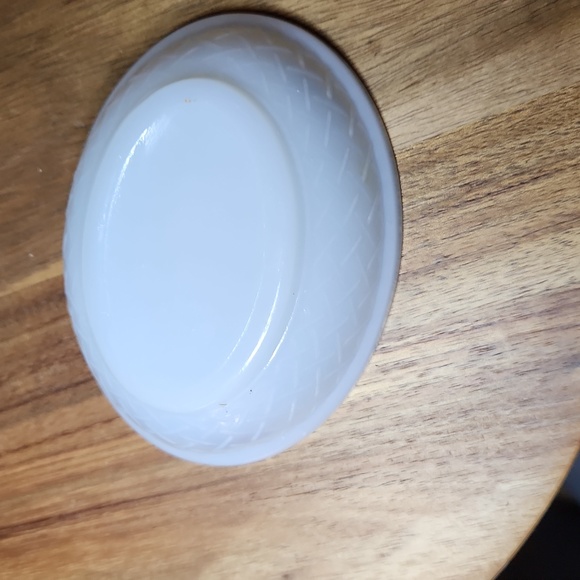 Hen on Nest Indiana Glass Co or LE Smith 4.25" Milk Glass Red comb wattle - Picture 10 of 10